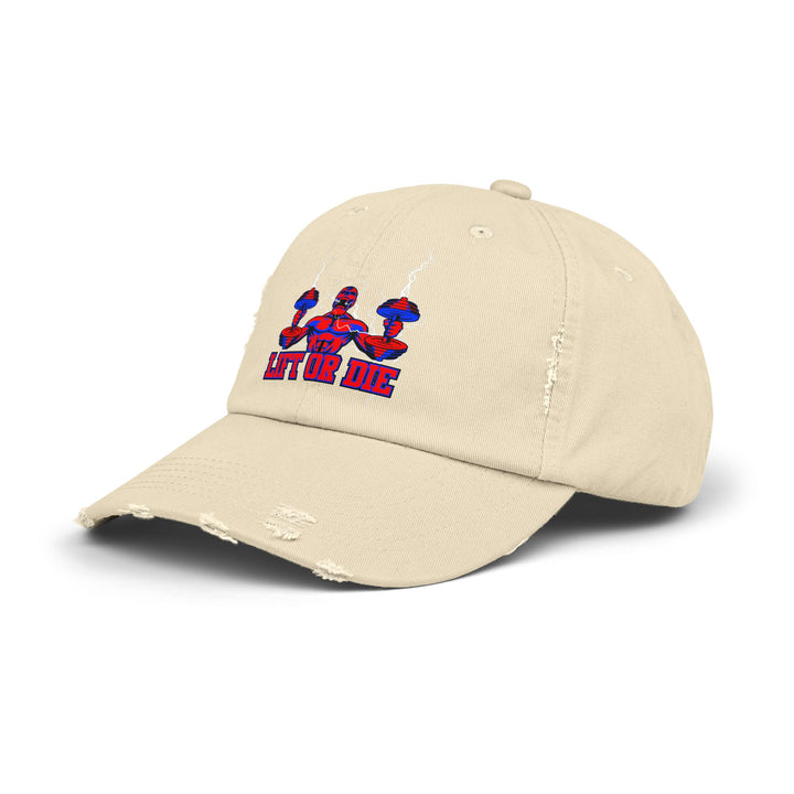 RIDE THE LIGHTNING HYPER RED BLUE /LIFT OR DIE CAP