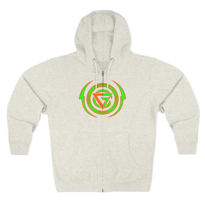 CG LIFT KICK ORANGE GREEN/KILL OR BE KILLED ZIP UP