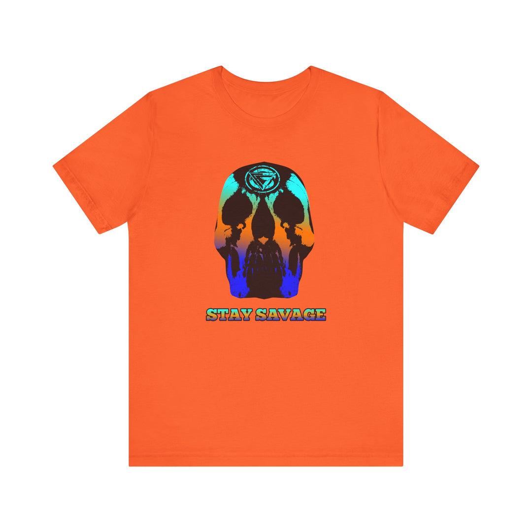 SKULLATOR BLUE ORANGE AQUA  /STAY SAVAGE