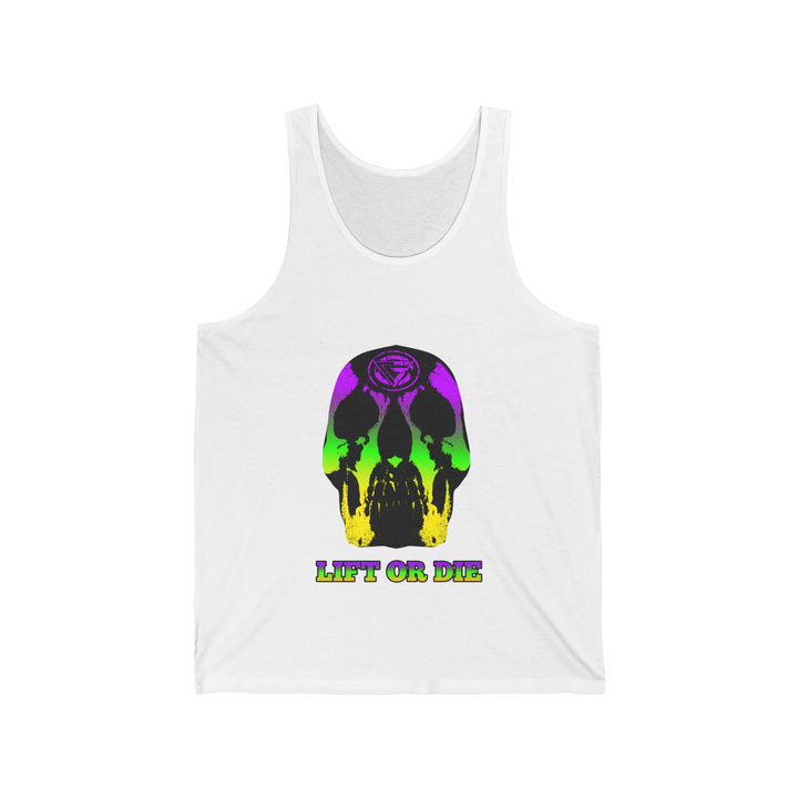 SKULLATOR TANK YELLOW GREEN PURPLE /LIFT OR DIE