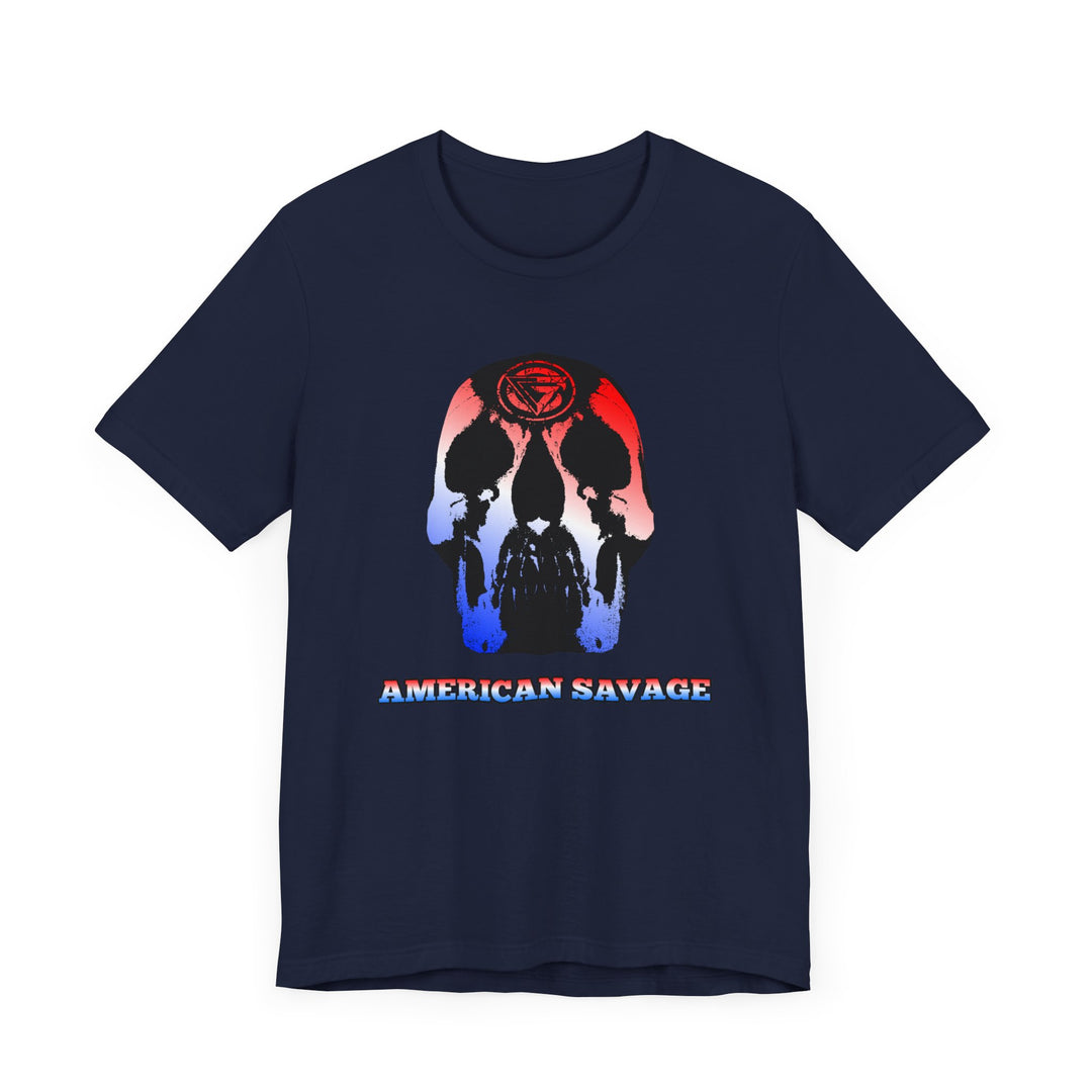 SKULLATOR RED WHITE  BLUE /AMERICAN SAVAGE
