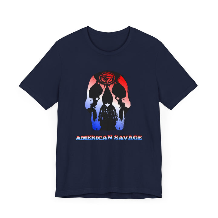 SKULLATOR RED WHITE  BLUE /AMERICAN SAVAGE