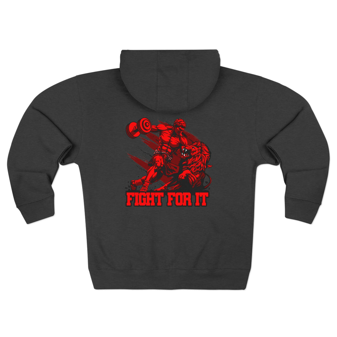 CG COLISEUM MAC RED /FIGHT FOR IT ZIP UP