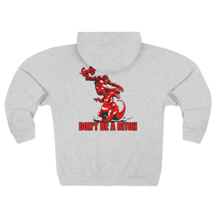 CG APE VS ZILLA 2ND FIGHT RED /DONT BE A BITCH ZIP UP