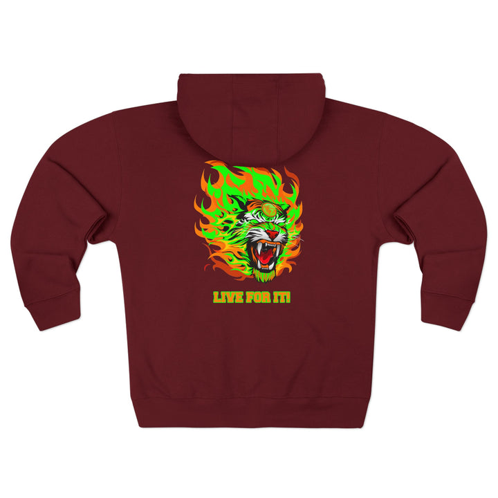 CG TIGER FLAME GREEN ORANGE/LIVE FOR IT