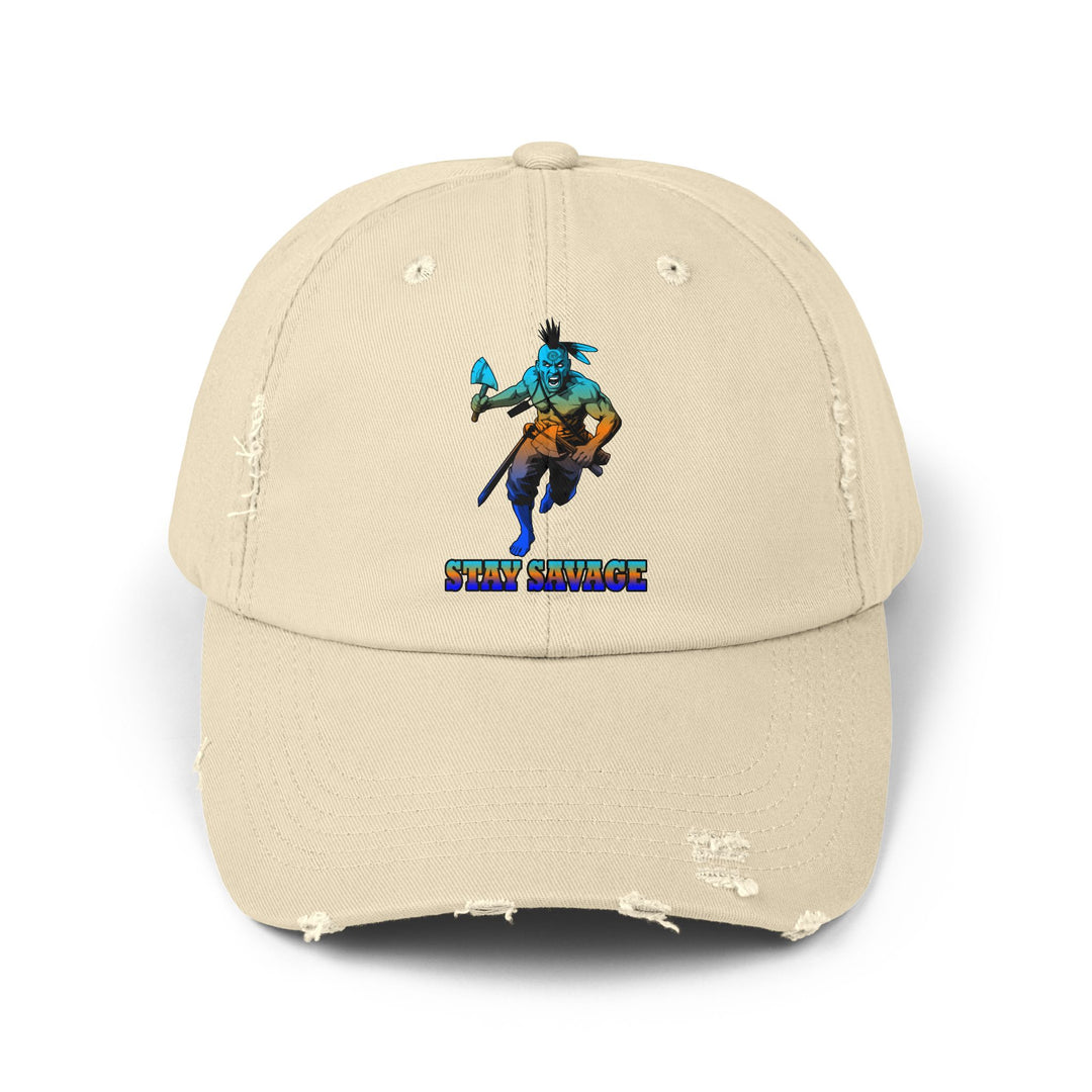 MAC BRAVE BLUE ORANGE AQUA /STAY SAVAGE CAP