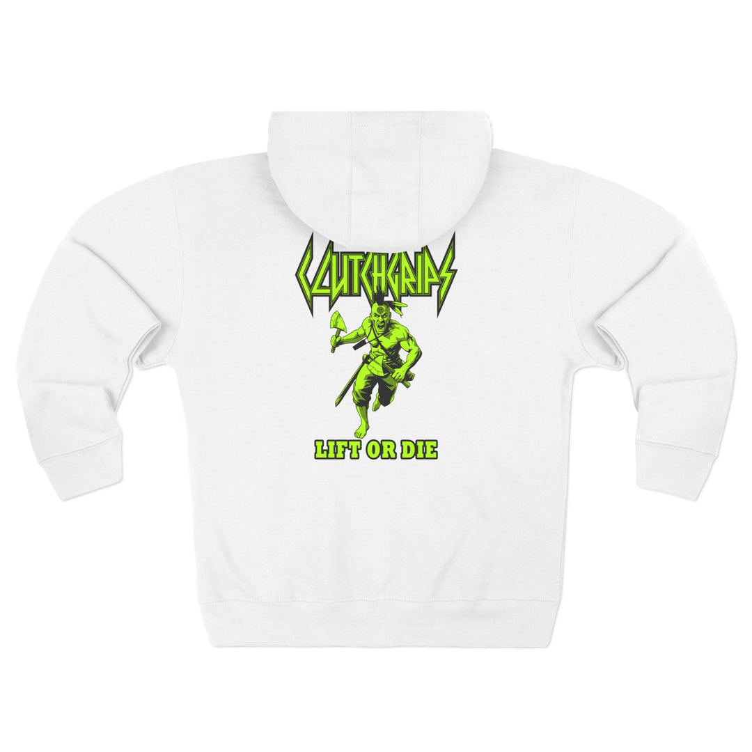 CG MAC BRAVE HYPER GREEN/LIFT OR DIE ZIP UP