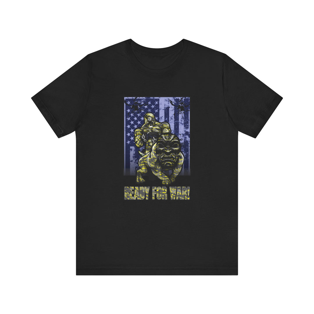 ANGRY DOG YELLOW CAMO FLAG/READY FOR WAR