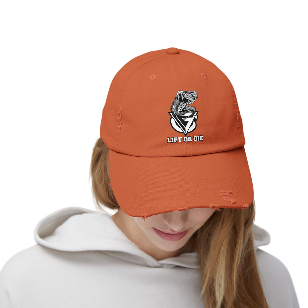 CG LOGO W/SNAKE LIFT OR DIE/CAP