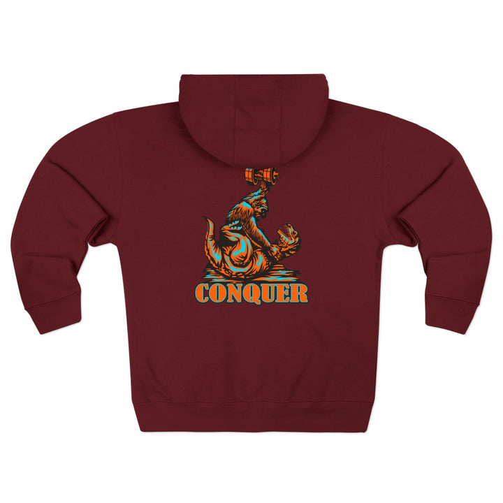 CG APE VS ZILLA RED MIAMI COLORS /CONQUER ZIP UP