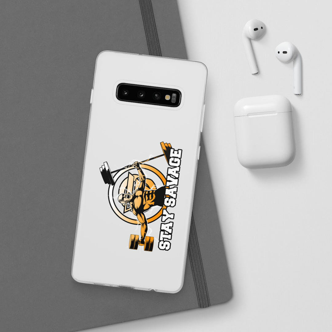 SPARTAN LIFT ORANGE WHITE PHONE CASE/STAY SAVAGE