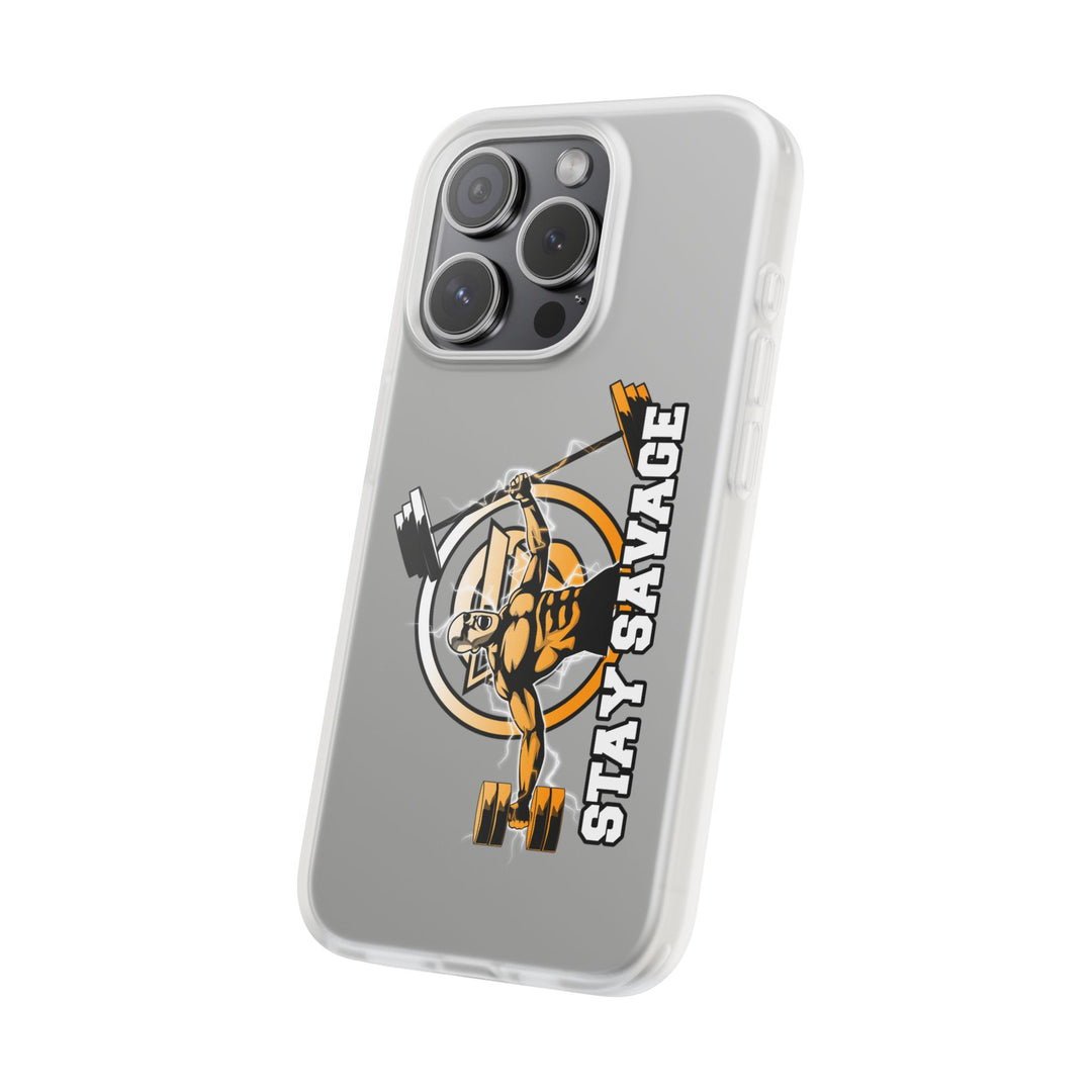 SPARTAN LIFT ORANGE WHITE PHONE CASE/STAY SAVAGE