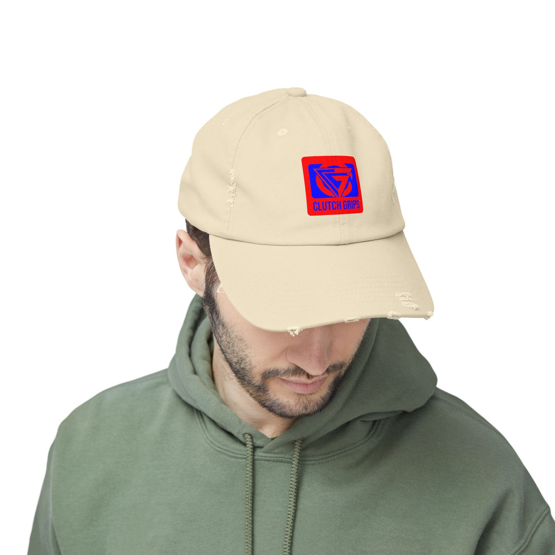 CG SQUARE LOGO RED BLUE CAP