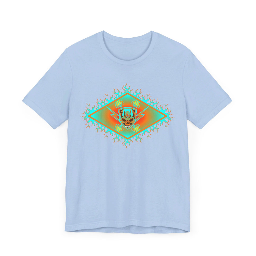 CG DIAMOND SKULLATOR MIAMI AQUA ORANGE DBL BELL