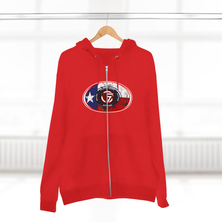 CG SKULL RED WHITE BLUE/STAY SAVAGE ZIP UP