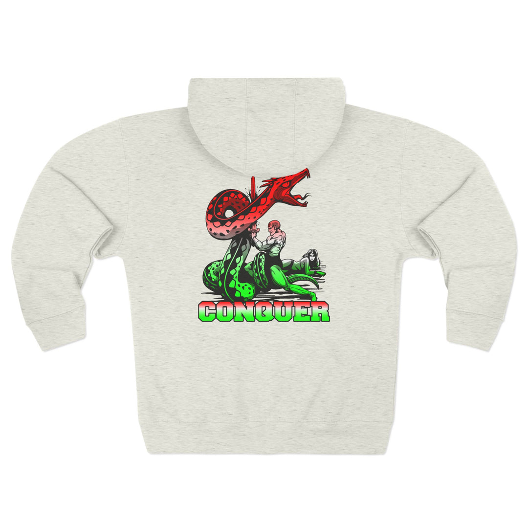 CG SERPENT SLAYER RED WHITE GREEN FADE /CONQUER ZIP UP