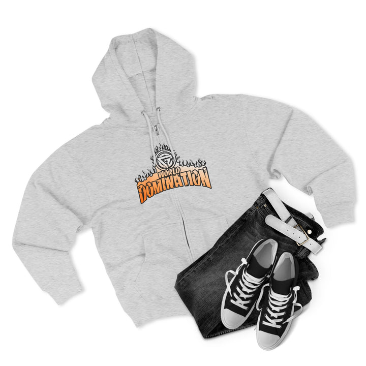 CG LIGHTNING KING ORANGE WHITE FADE/LIFT OR DIE ZIP UP