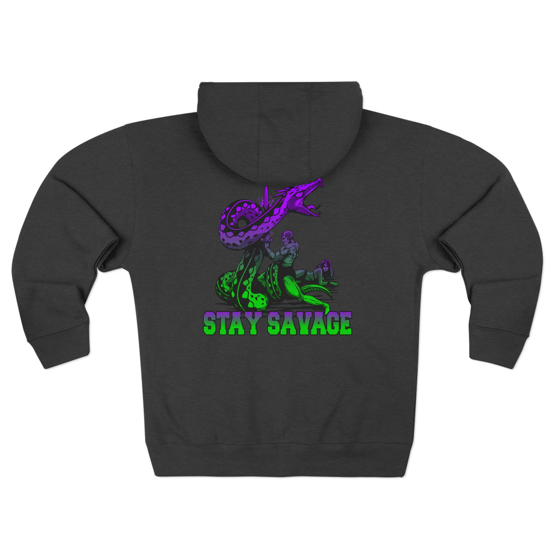 CG SERPENT SLAYER PURPLE GREEN /STAY SAVAGE ZIP UP