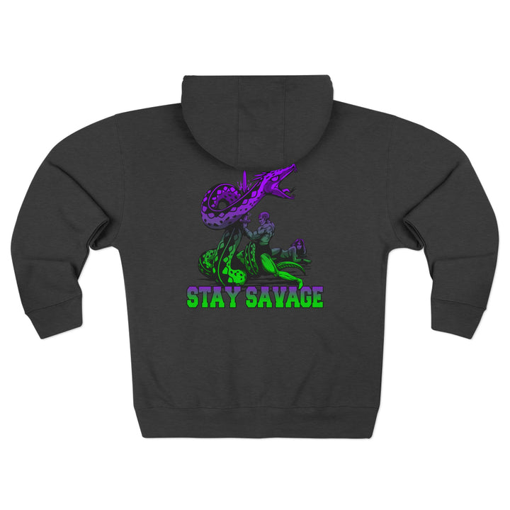 CG SERPENT SLAYER PURPLE GREEN /STAY SAVAGE ZIP UP
