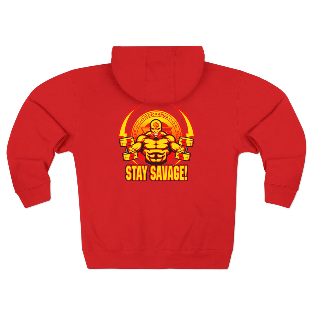 CG BIG MAC RED ORANGE GOLD/STAY SAVAGE ZIP UP
