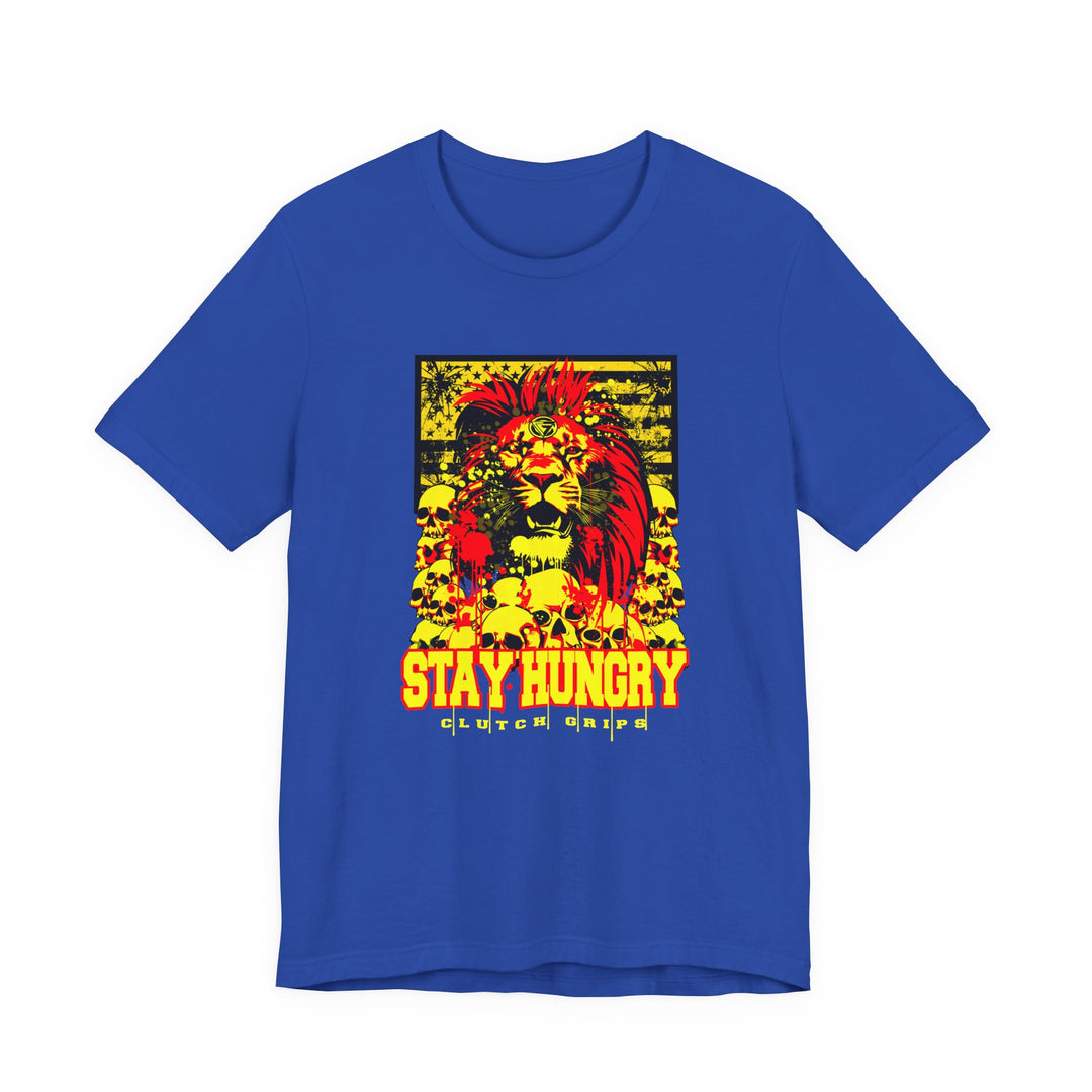 LION HEART YELLOW RED BLACK /STAY HUNGRY