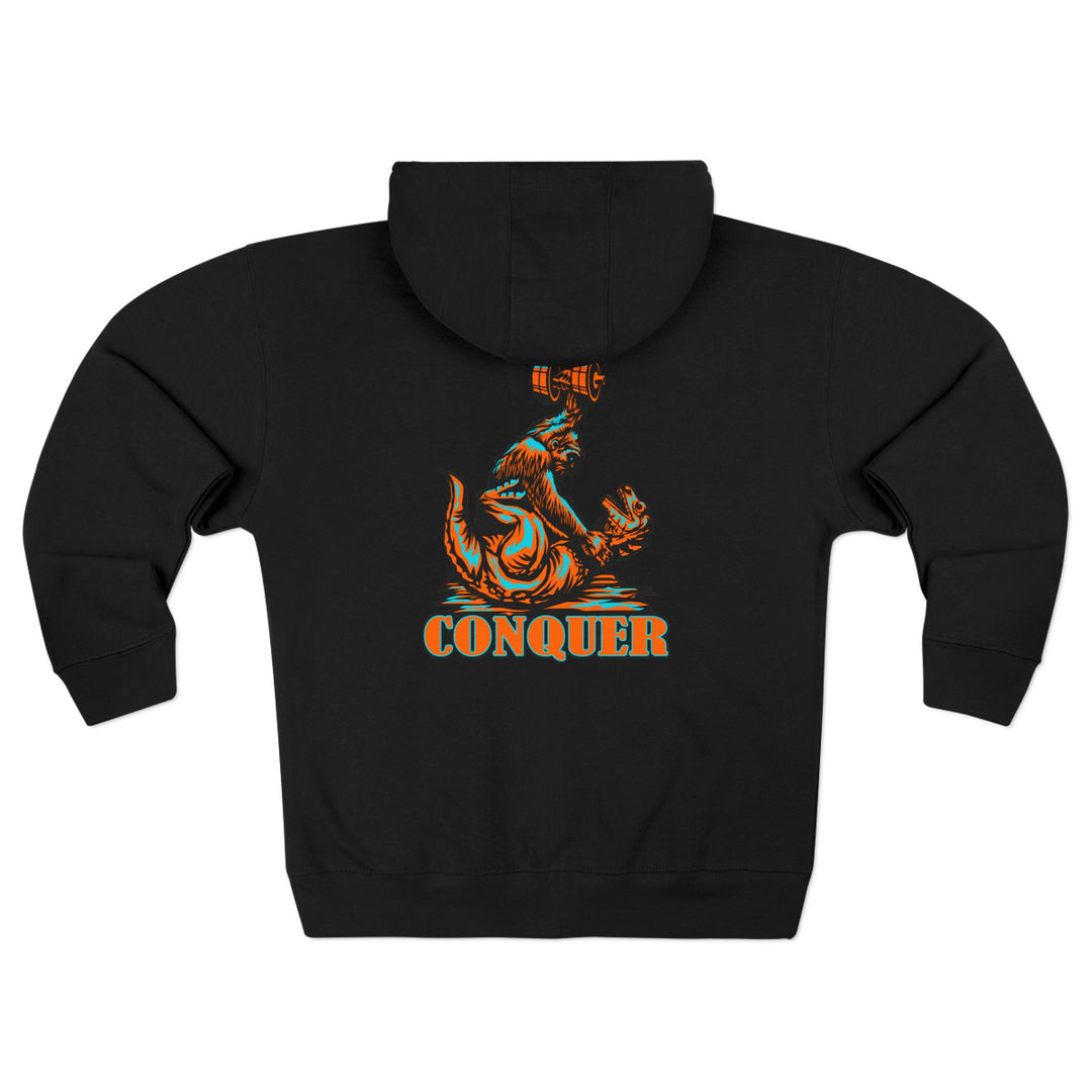 CG APE VS ZILLA RED MIAMI COLORS /CONQUER ZIP UP