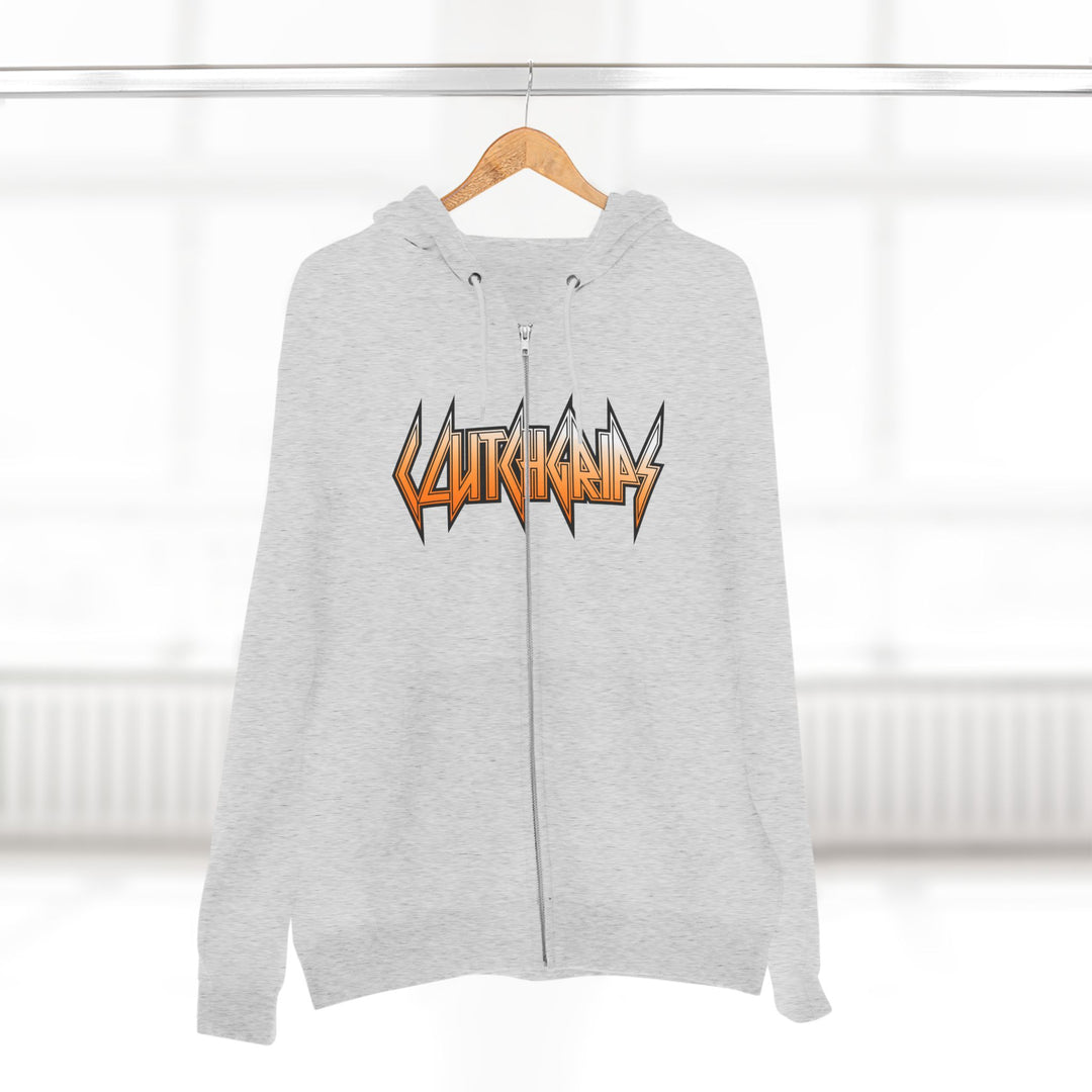 MAC VS SNAKE ORANGE WHITE FADE /LIFT OR DIE ZIP UP