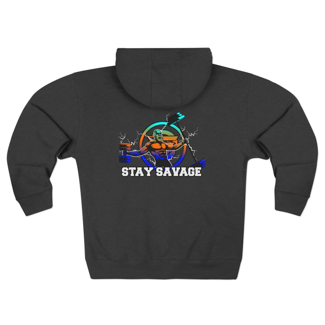 SPARTAN LIFT BLUE ORANGE WHITE FADE  /STAY SAVAGE ZIP UP