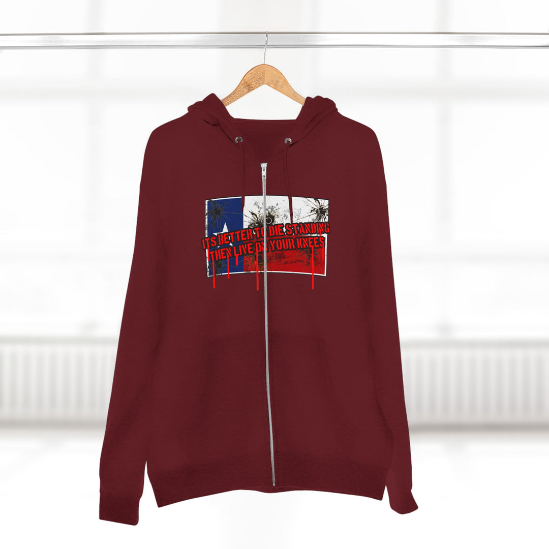 CG ANGRY DOG LONE STAR TEXAS STYLE /LIFT OR DIE ZIP UP