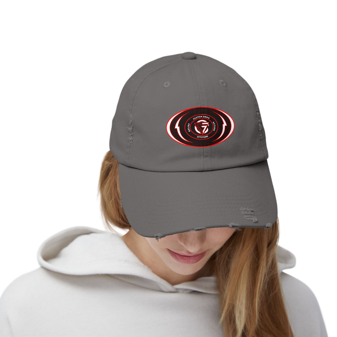 CG OVAL LOGO RED WHITE LIGHTNING ARCHES CAP
