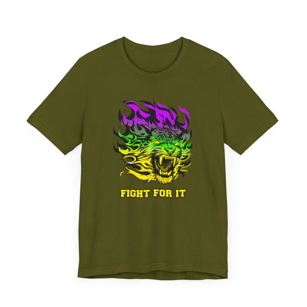 TIGER FLAME YELLOW GREEN PURPLE /FIGHT FOR IT
