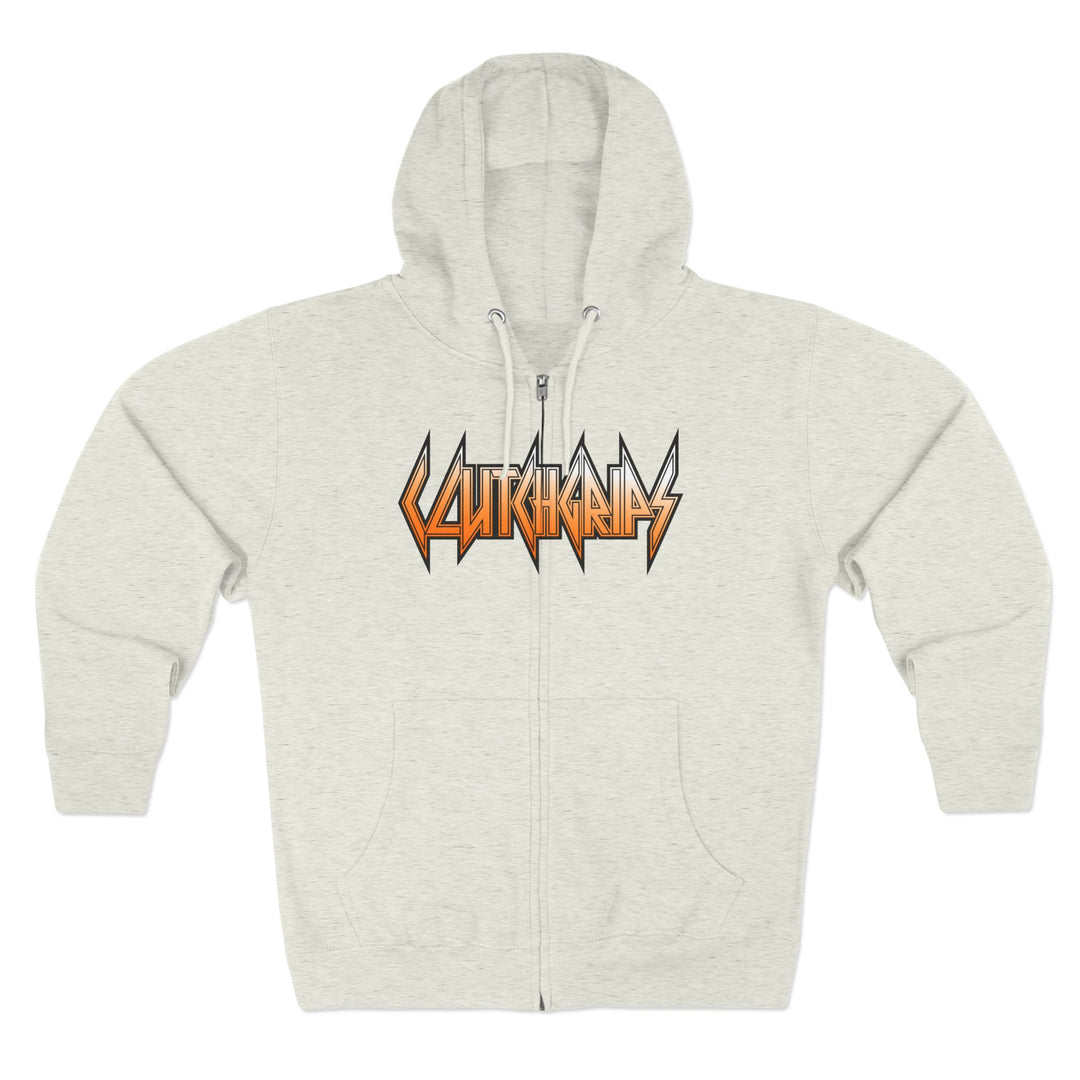 CG SKULL ORANGE WHITE FADE  /THINK DO BECOME ZIP UP