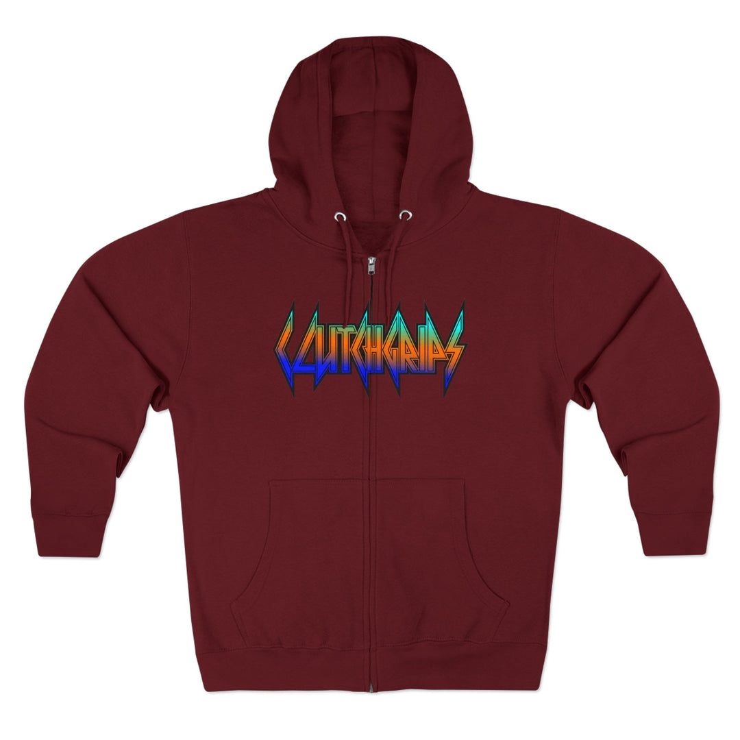CG SERPENT SLAYER BLUE ORANGE AQUA /DONT BE A BITCH ZIP UP