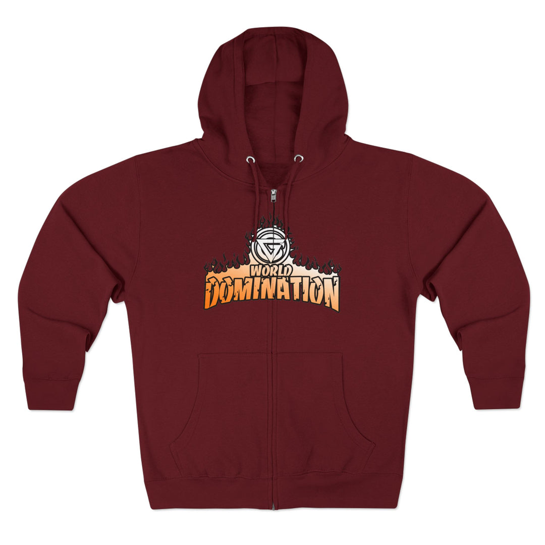 SPARTAN LIFT WHITE ORANGE FADE /READY FOR WAR ZIP UP