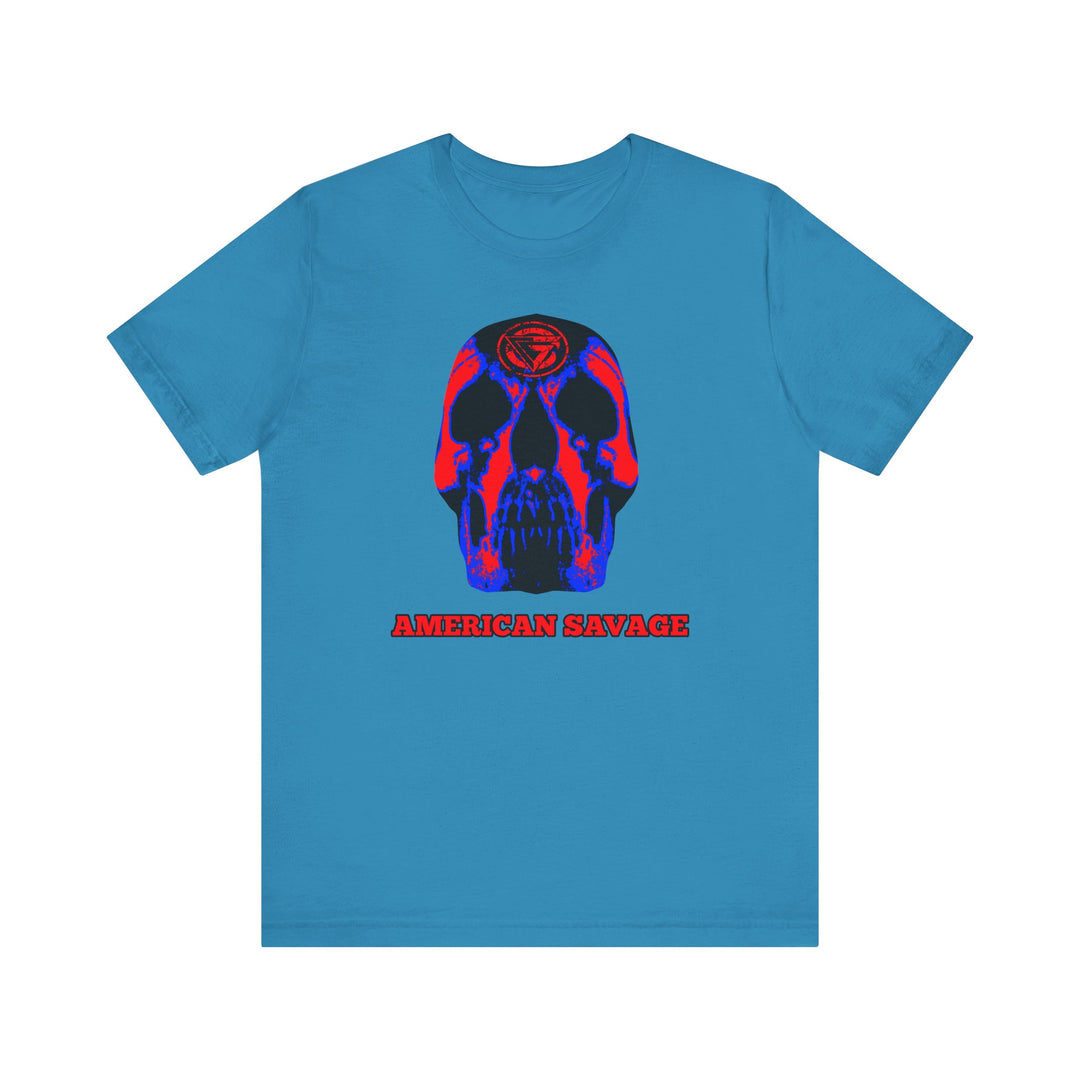 SKULLATOR RED BLUE /AMERICAN SAVAGE