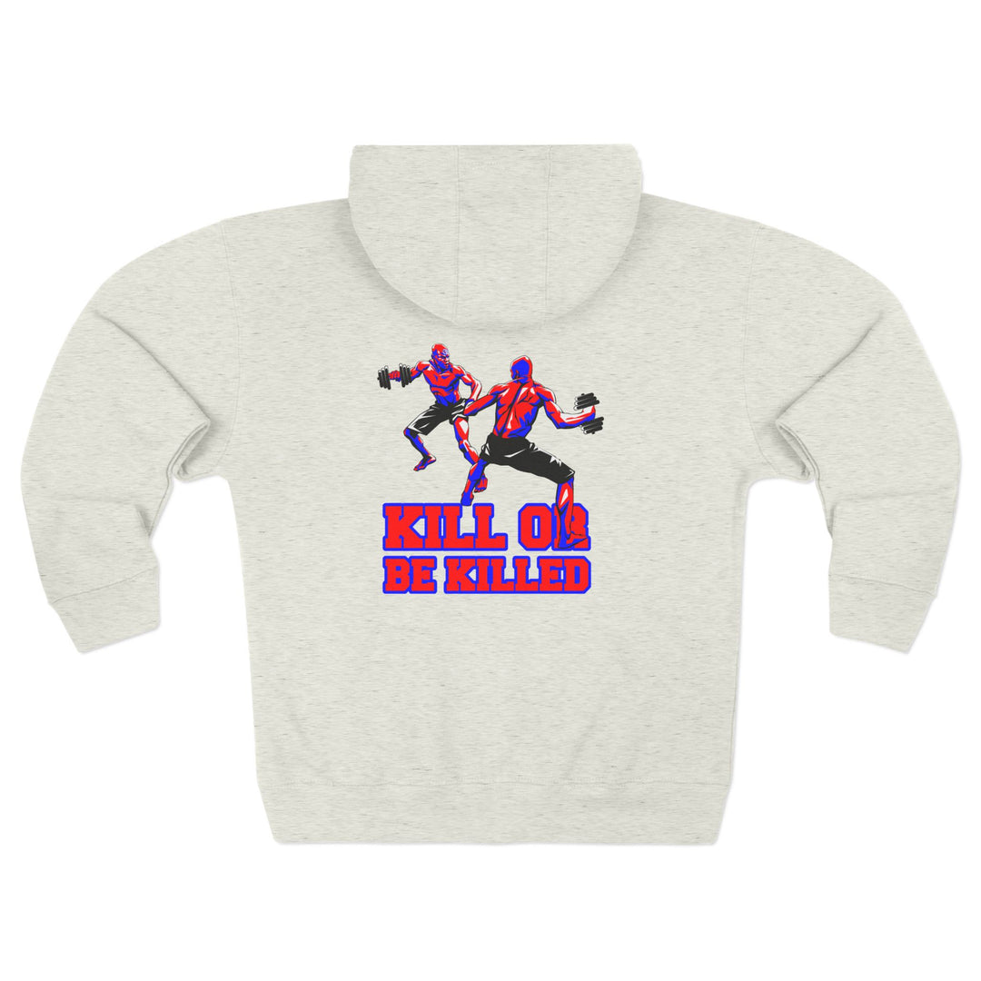 CG STAND OFF RED BLUE /KILL OR BE KILLED ZIP UP