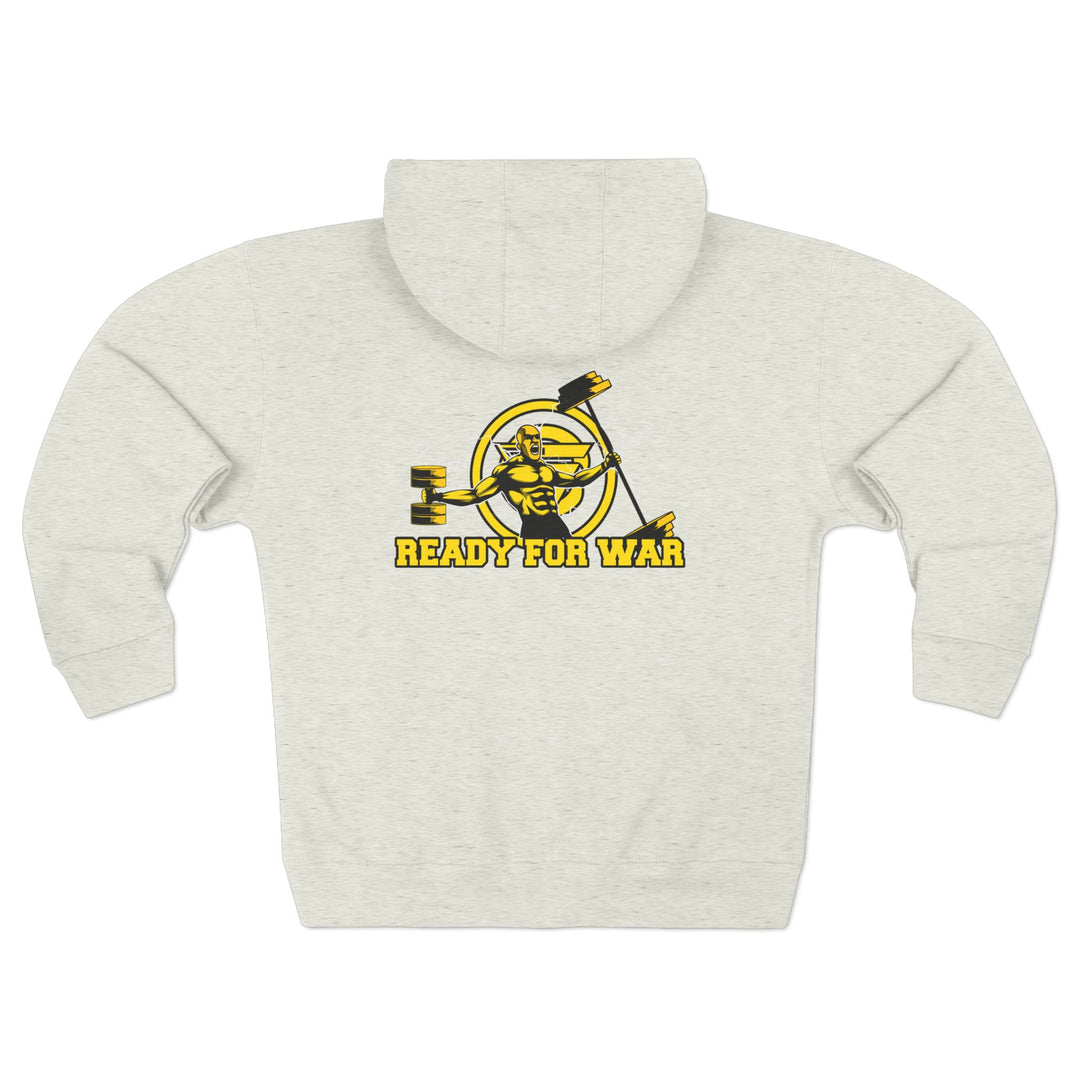 SPARTAN LIFT YELLOW BLACK/READY FOR WAR ZIP UP