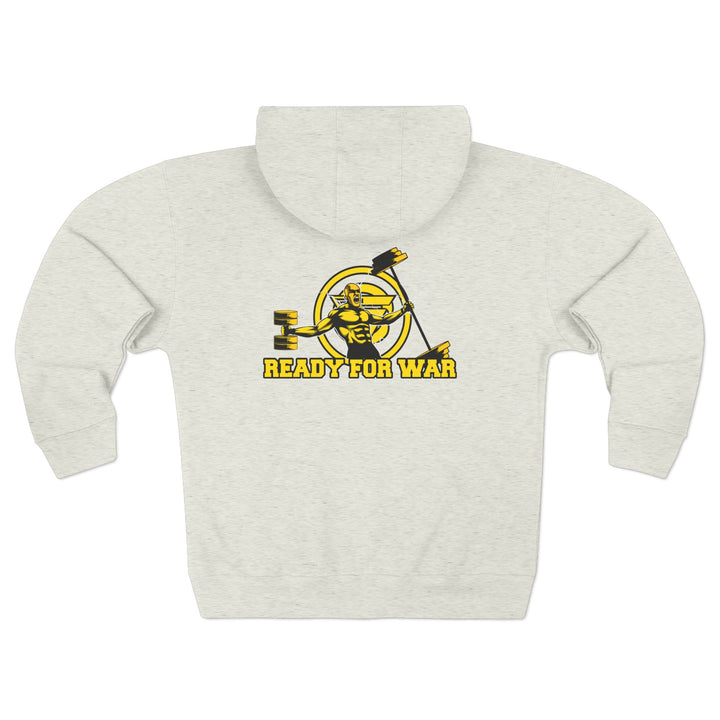 SPARTAN LIFT YELLOW BLACK/READY FOR WAR ZIP UP