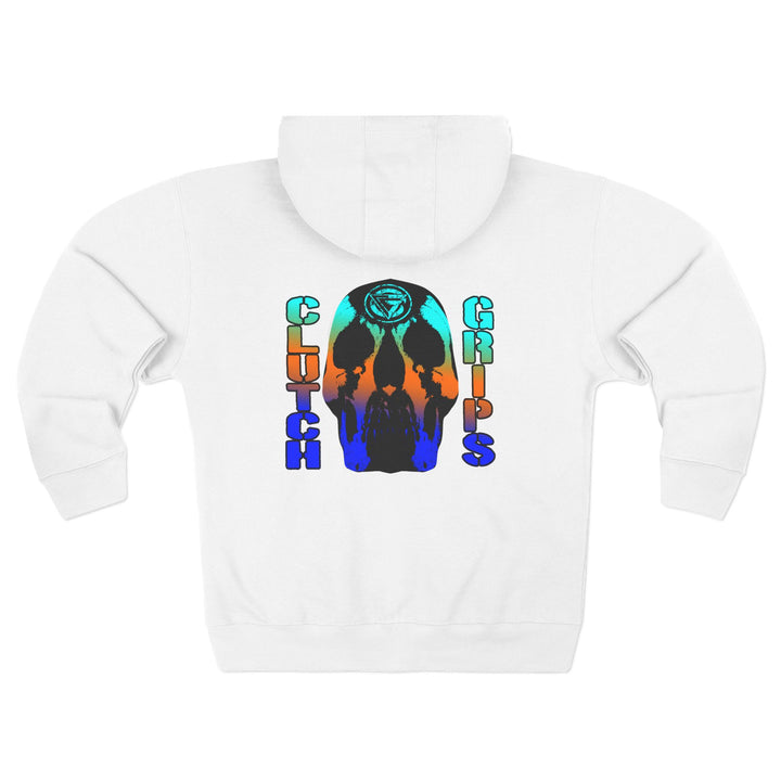 CG SKULLATOR BLUE ORANGE AQUA /WORLD DOMINATION ZIP UP