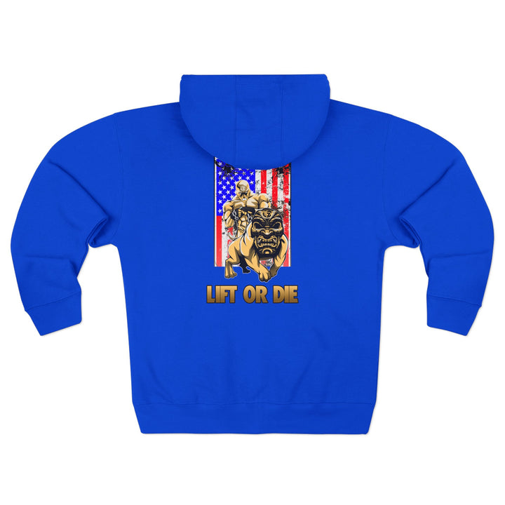 CG ANGRY DG USA BULLET PROOF /LIFT OR DIE ZIP UP
