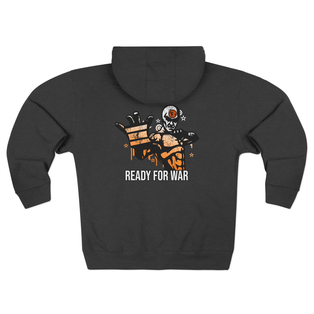 GRIP MASTER MAC ORANGE WHITE FADE/READY FOR WAR ZIP UP