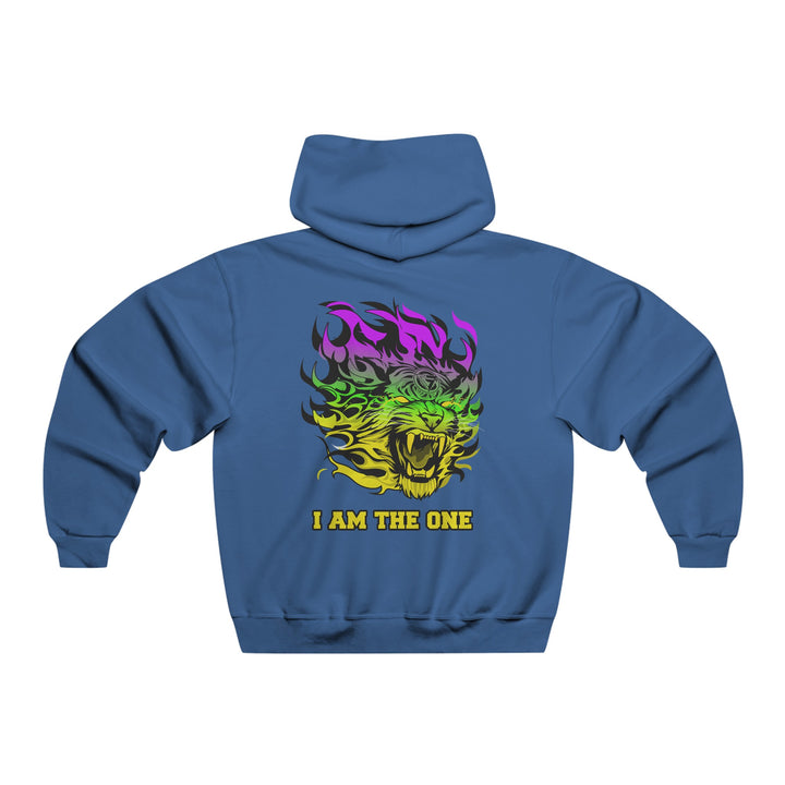 TIGER FLAME PURPLE GREEN YELLOW FADE /I AM THE ONE