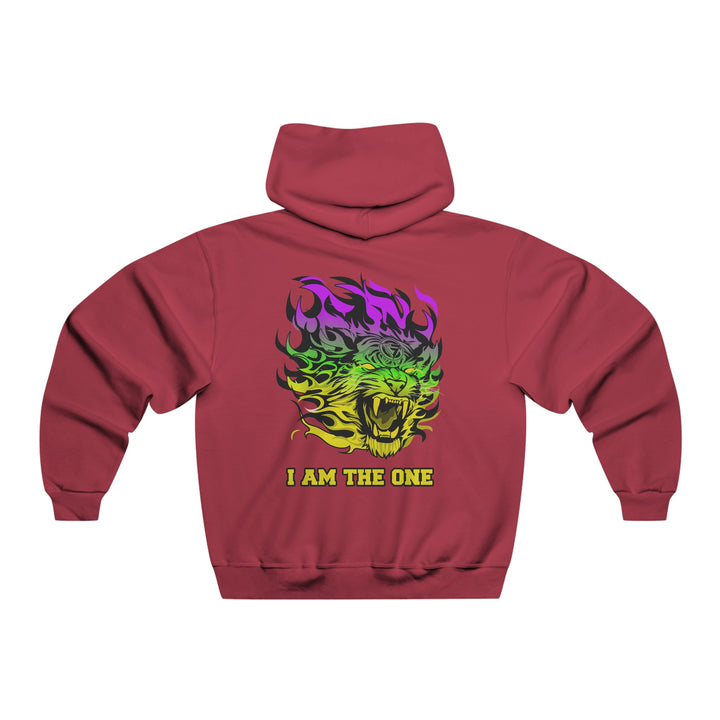 TIGER FLAME PURPLE GREEN YELLOW FADE /I AM THE ONE