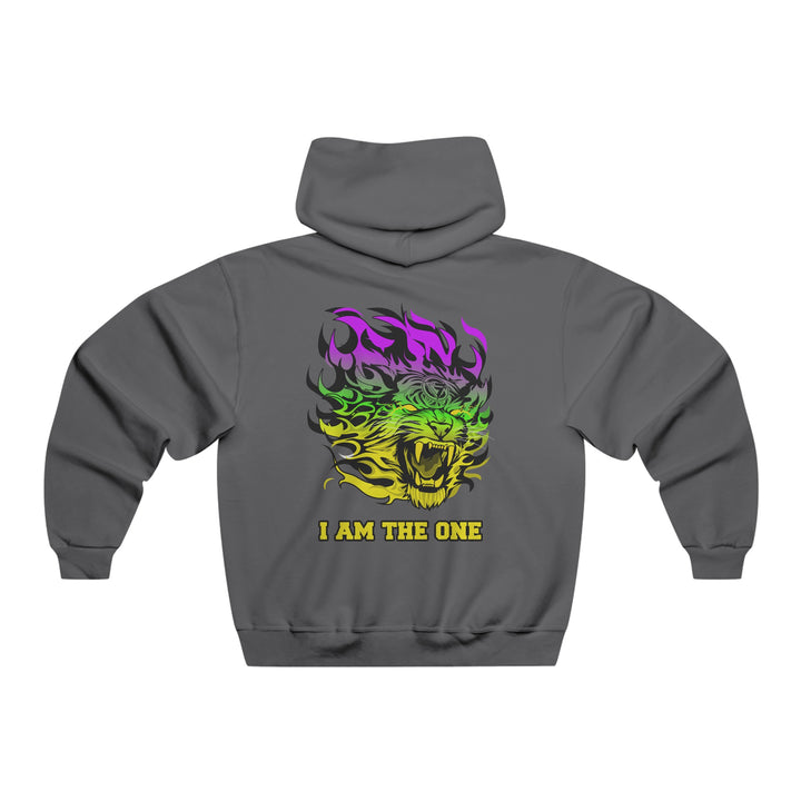 TIGER FLAME PURPLE GREEN YELLOW FADE /I AM THE ONE