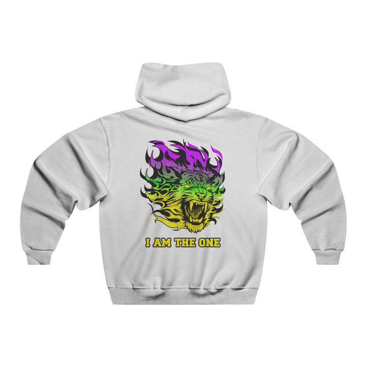 TIGER FLAME PURPLE GREEN YELLOW FADE /I AM THE ONE