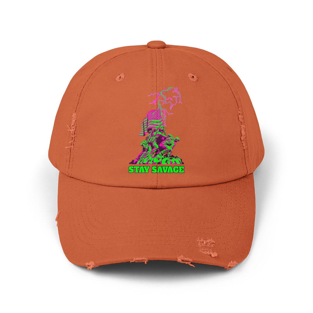 AMERICAN FREEDOM FIGHTER PURPLE GREEN/STAY SAVAGE CAP