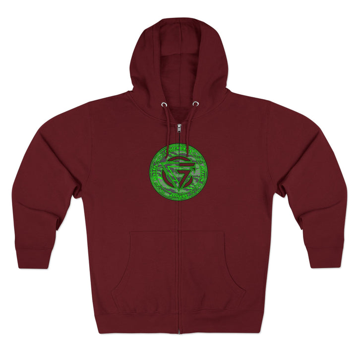CG ANGRY DOG CAMO GREEN /STAY SAVAGE ZIP UP