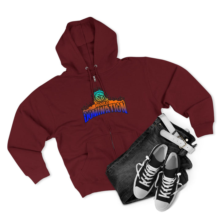 CG LIFT KICK BLUE ORANGE AQUA FADE/KILL OR BE KILLED ZIP UP