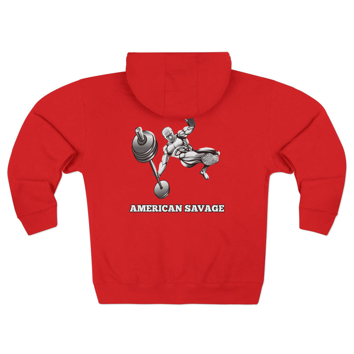 CG MAC JUMP WHITE /AMERICAN SAVAGE ZIP UP