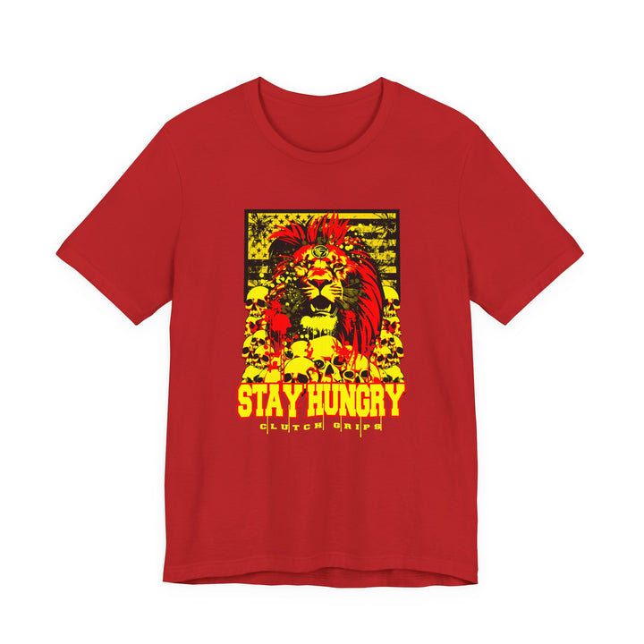 LION HEART YELLOW RED BLACK /STAY HUNGRY